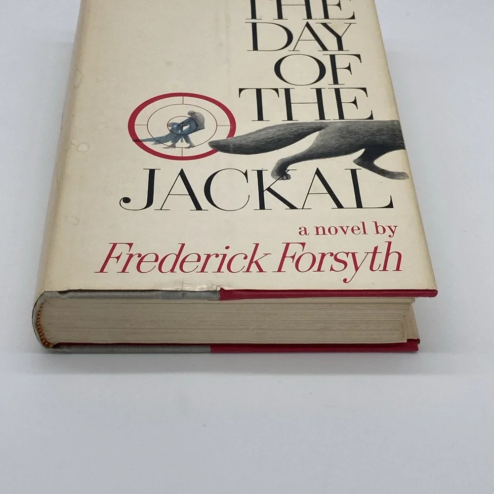 The Day of‎ the Jackal by Frederick Forsyth 1971 Vintage Hardcover Thriller